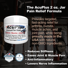 Load image into Gallery viewer, AcuPlus Pain Relief Cream, 2 oz. Jar (6-Pack)