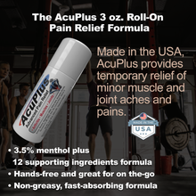 Load image into Gallery viewer, AcuPlus Home &amp; On-the-Go Comfort Set – 4 oz Cream + 3 oz Roll-On