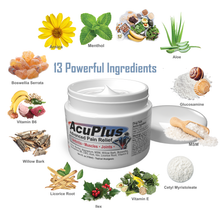 Load image into Gallery viewer, AcuPlus 4 oz Pain Relief Cream – Menthol Topical Analgesic for Muscle and Joint Aches