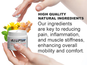AcuPlus Pain Relief Cream,  2 oz. Jar