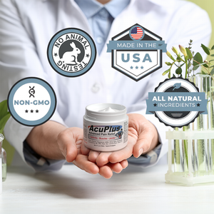 AcuPlus Pain Relief Cream, 4 oz. Jar (3-Pack)