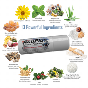 AcuPlus 3 oz. Pain Relief Roll-On – Fast-Acting, Hands-Free Application